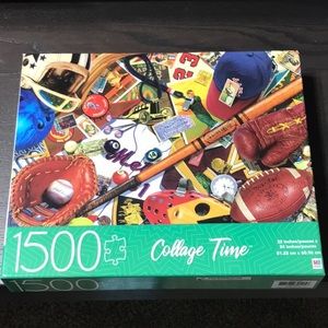 1500 piece puzzle collage time